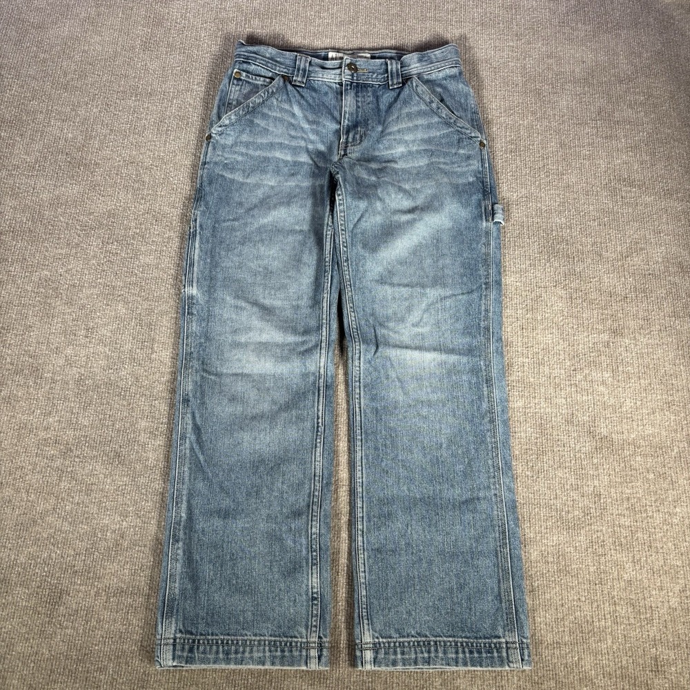 Urban Pipeline Carpenter Jeans Youth Boys 4 Straight Leg Blue Denim Baggy Y2K